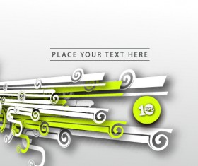 Modern abstract elements background vectors 02