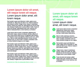 News page layout design vector 04