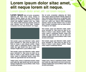 News page layout design vector 05