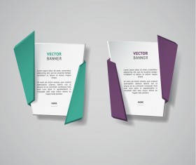 Origami business banners design 04