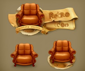 Retro style labels design 02 vector