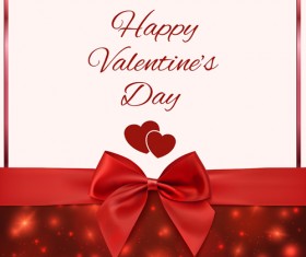 Romantic Valentine gift cards 07 vectors free download