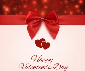 Romantic Valentine gift cards 04 vectors