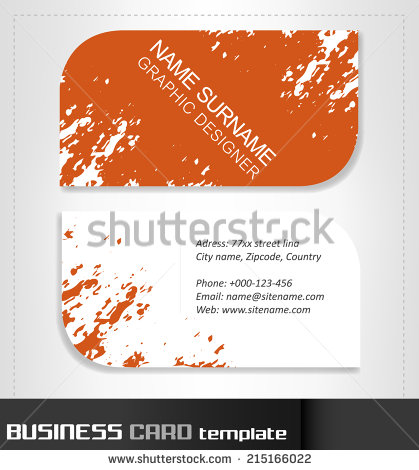 Rounded business cards template vector material 12