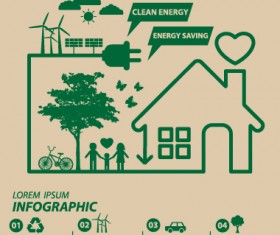 Save world eco environmental protection template vector 01