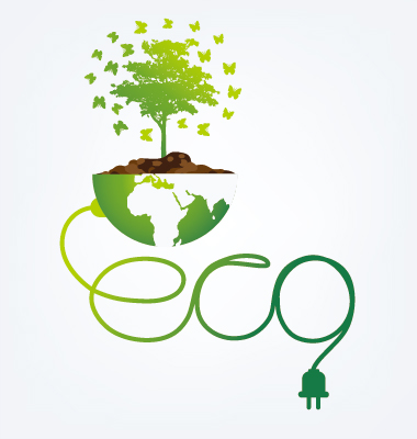 Save world eco environmental protection template vector 03