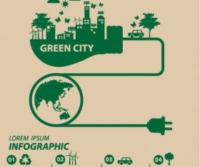 Save world eco environmental protection template vector 09