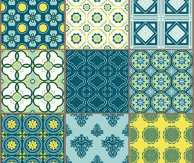 Simple ornate floral vector pattern