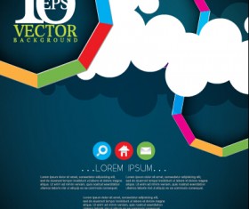 Stylish styles business template vector 02