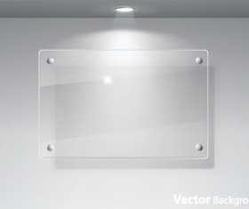 Transparent glass styles web elements vectors 03