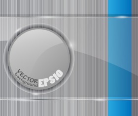 Transparent glass styles web elements vectors 04