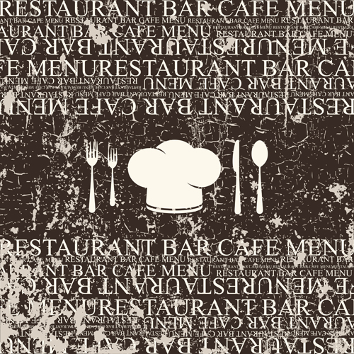 Vector set of restaurant menu design graphics 02