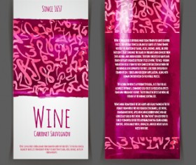 Watercolor wine stickers creative vector 07