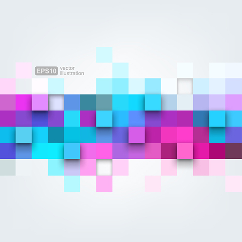 colored squares concept backgrounds vector 01
