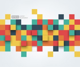 colored squares concept backgrounds vector 02