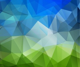 3d triangle geometric vectors background 02