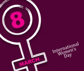 8 March womens day background set 06 vector