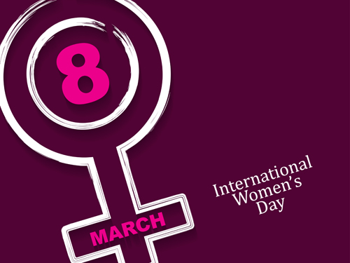 8 March womens day background set 06 vector