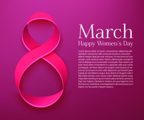 8 March womens day background set 07 vector