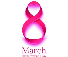 8 March womens day background set 08 vector