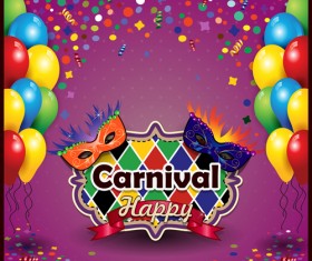Carnival confetti art background vector 03