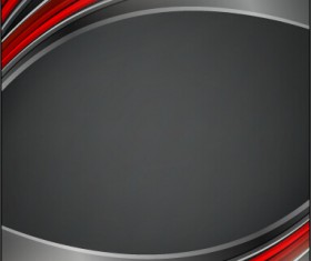 Chrome wave with abstract background vector 03