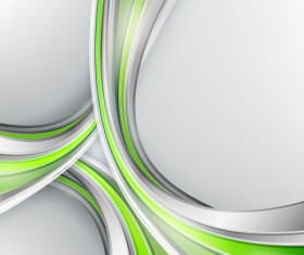 Chrome wave with abstract background vector 08
