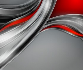 Chrome wave with abstract background vector 14