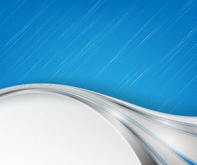Chrome wave with abstract background vector 15