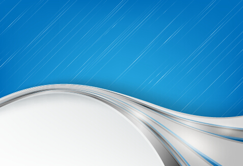 Chrome wave with abstract background vector 15