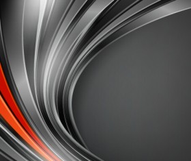 Chrome wave with abstract background vector 17