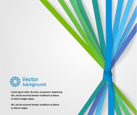 Colored paper tapes vector background material 08