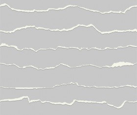 Colored torn paper background vector template 05