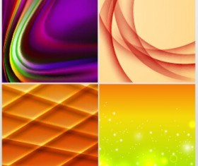 Cover of magazine with brochure vector set 04