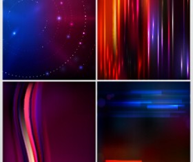 Cover of magazine with brochure vector set 06