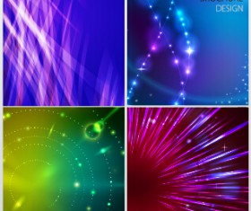 Cover of magazine with brochure vector set 07