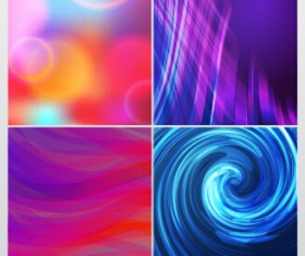 Cover of magazine with brochure vector set 08