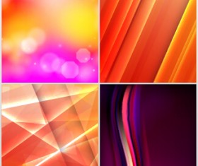 Cover of magazine with brochure vector set 11