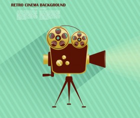 Creative cinema art backgrounds vectors 05