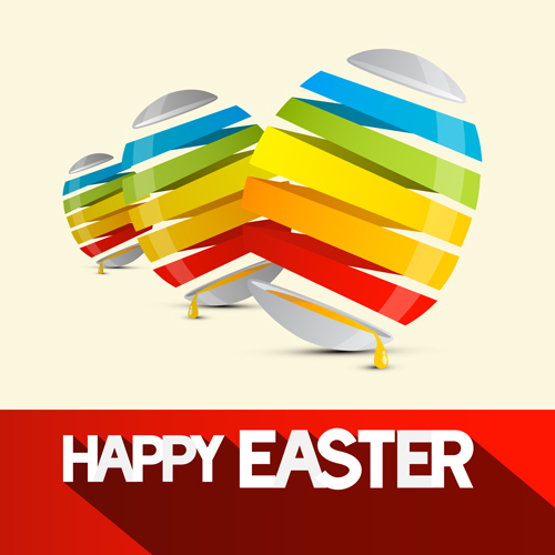Creative happy easter egg vector backgrounds 01