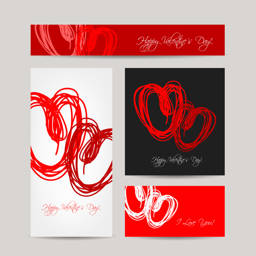 Creative hearts Valentines Day cards 03