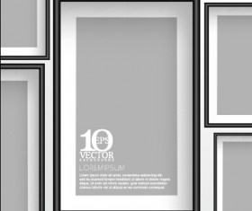 Creative photo frame vector background 02