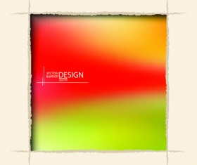 Cutting cardboard frame vector material 03