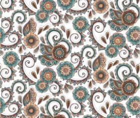 Decor floral pattern vectors