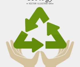 Eco energy vector design template 04