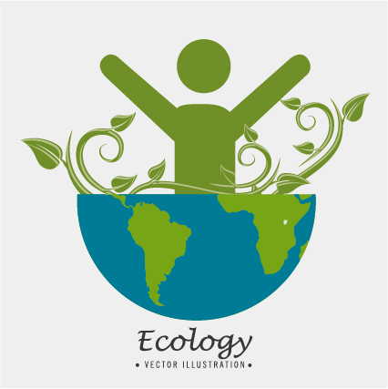 Eco energy vector design template 05