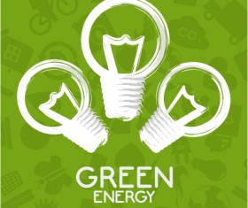 Eco energy vector design template 06