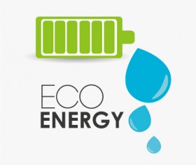 Eco energy vector design template 09