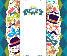 Fashion carnival design vector backgrounds 03
