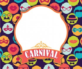 Fashion carnival design vector backgrounds 04